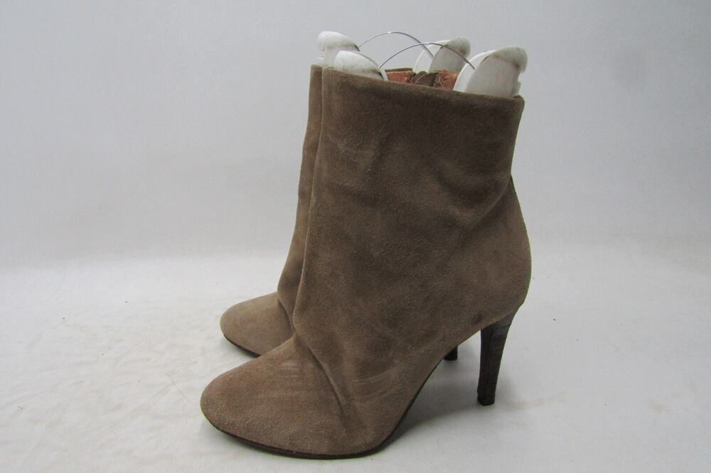 Free People Womens Size 36 EUR Brown Suede Heeled Ankle Zip Boots